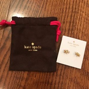 Kate Spade New York- Gold Elephant Stud Earrings